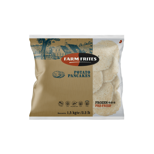 FARM FRITES Kartulipannkoogid 1,5kg (25x60g,külmut.) product_info