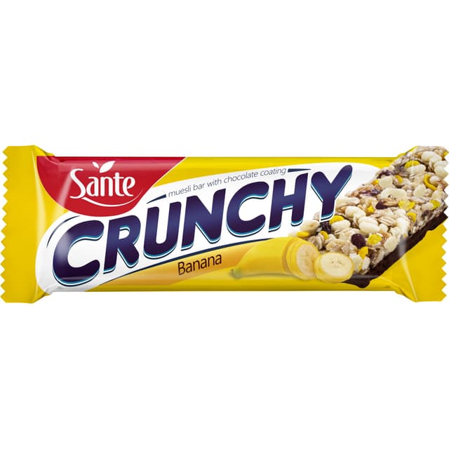 SANTE Crunchy Banaani müslibatoon šokolaadiga 40g product_info