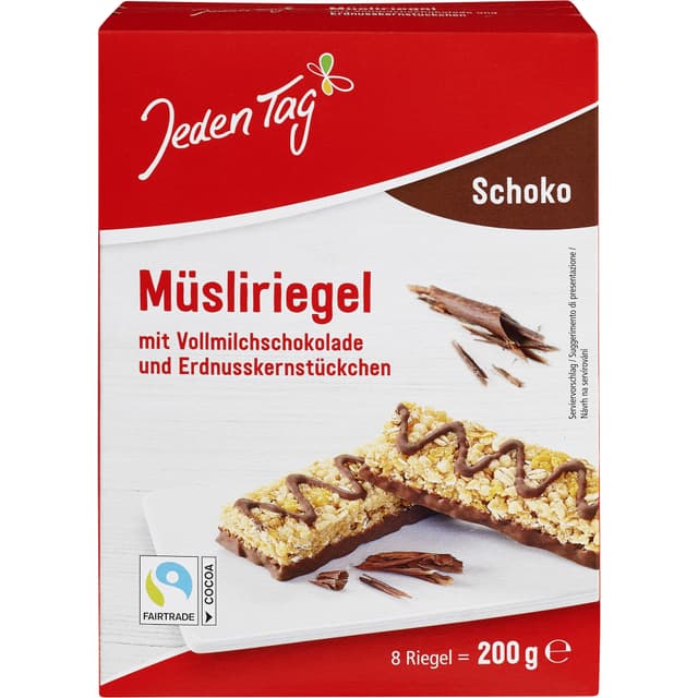 JEDEN TAG Müslibatoon šokolaadiga 200g (8x25g) product_info