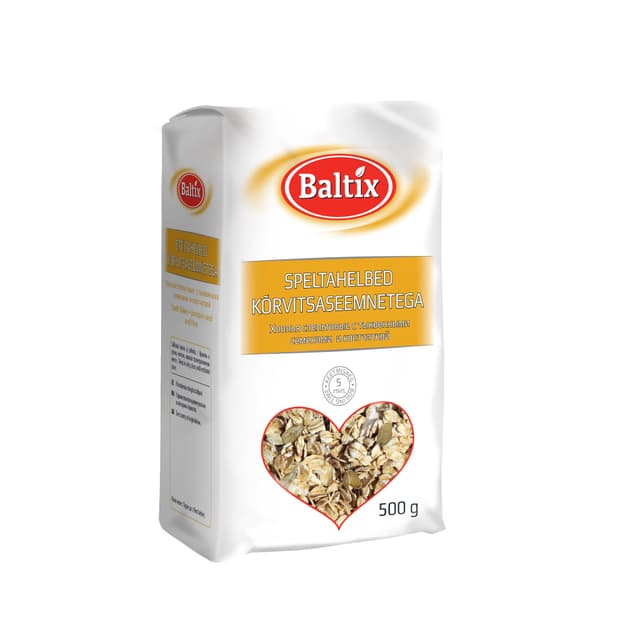 BALTIX Speltahelbed kõrvitsaseemnetega 500g product_info