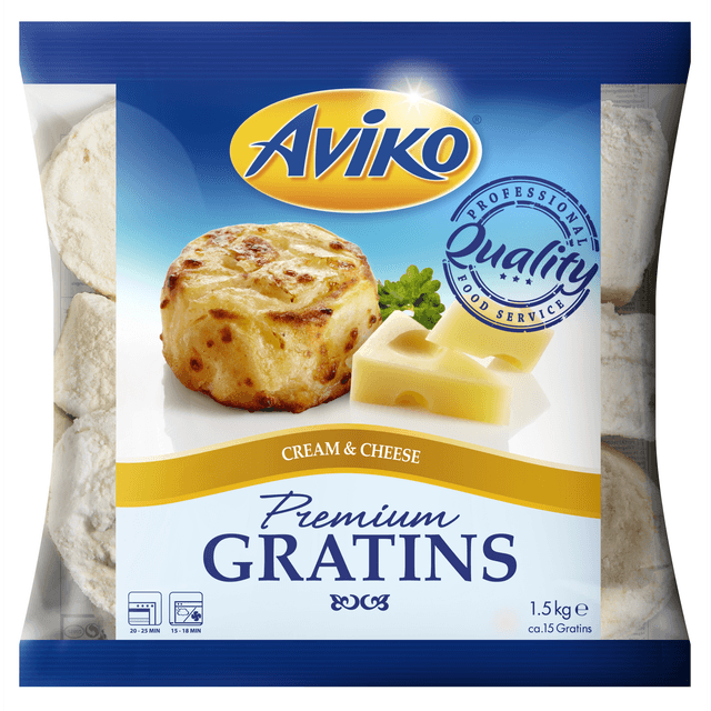 AVIKO Kartuligratään koore ja juustuga 1,5kg(külmut.) product_info