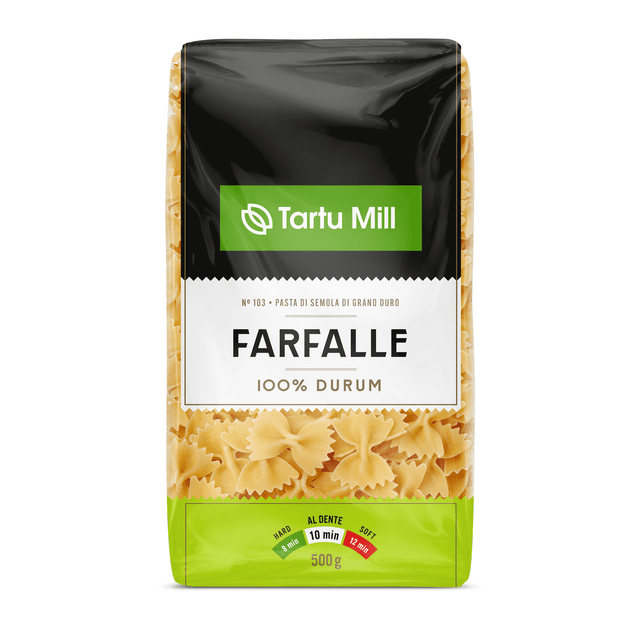 TARTU MILL Farfalle 100% durum 500g(lipsukesed) product_info