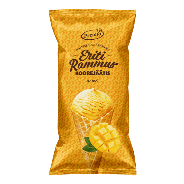 PREMIA Eriti Rammus mango koorejäätis 200ml/100g product_info