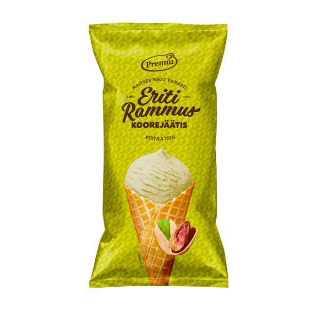 PREMIA Eriti Rammus pistaatsia koorejäätis 200ml/100g product_info