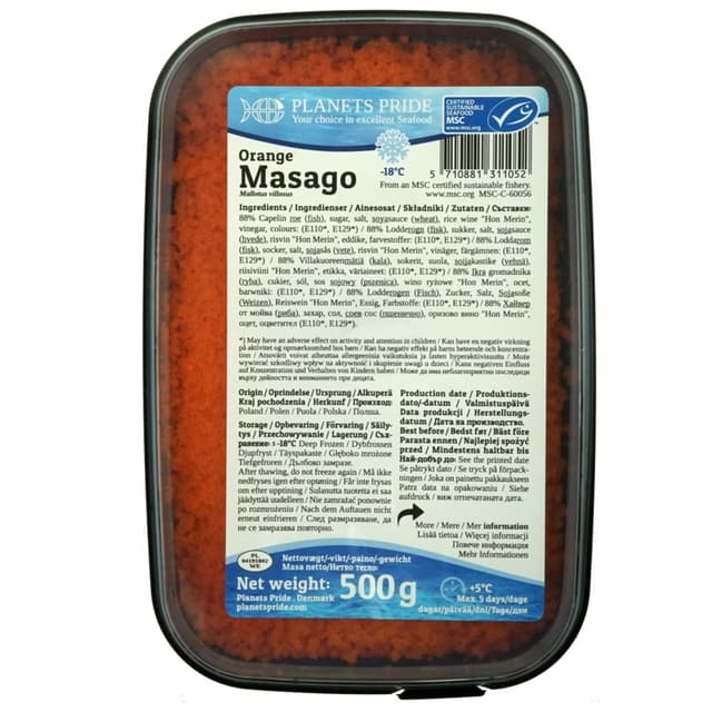 PLANETS PRIDE Moiva kalamari Masago oranž 500g (külmut.) product_info