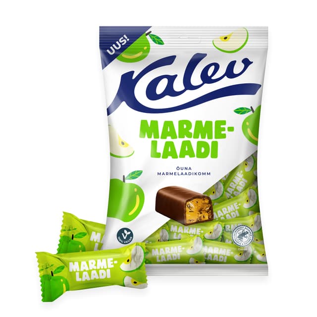 KALEV Marmelaadikommid õunamaitselised 175g vegan product_info