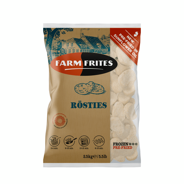 FARM FRITES Kartulikotletid Rösties 2,5kg (külmut.) product_info