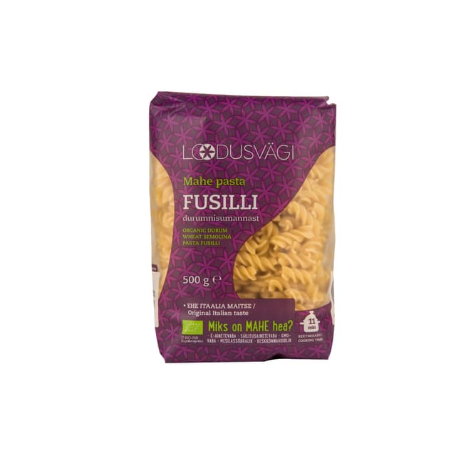 LOODUSVÄGI Mahe Fusilli 100% durum 500g (spiraalid) product_info