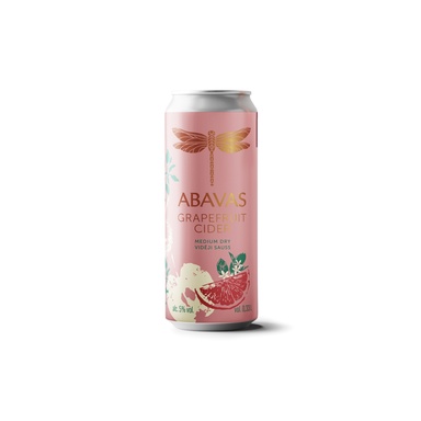 ABAVAS Siider Grapefruit Medium Dry 5% 33cl (purk)
