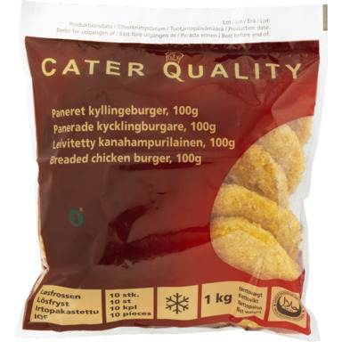 CATER QUALITY Kanaburgeripihvid 1kg (100g/tk, külmut.)