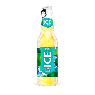 SAKU õlu On Ice Õun & Münt hele 4% 33cl (klaas)