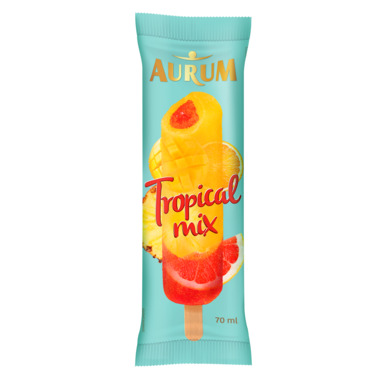 AURUM Mahlajäätis Tropical mix 70ml/65g