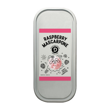 TERVETE FOOD Vaarika-mascarpone jäätis 5l/2,5kg
