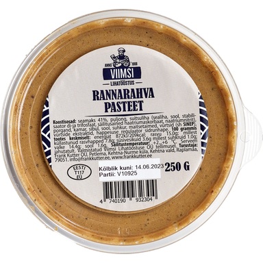 VIIMSI LT Rannarahva pasteet 250g