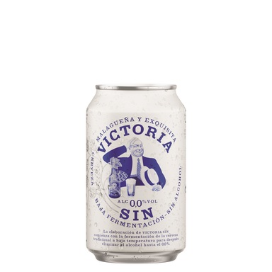DAMM Alkoholivaba õlu Victoria hele 33cl (purk)