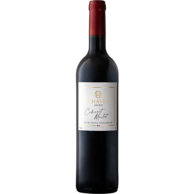 CHAVIN Zero alkoholivaba vein Cabernet Merlot 75cl (pun.)