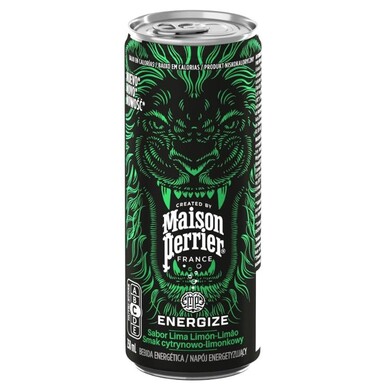 MAISON Perrier Energiajook Lemon&Lime 0,25l (purk)