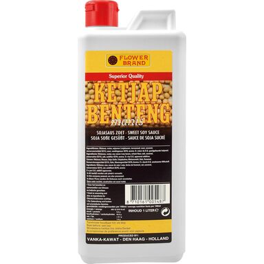 FLOWER BRAND Ketjap Benteng Manis magus sojakaste 1l