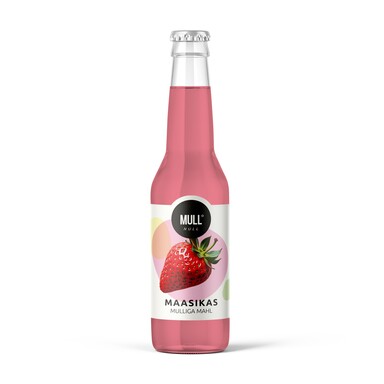 MULL Null mulliga mahl maasikas 250ml (klaas)