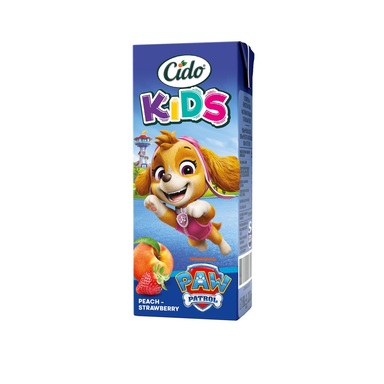 CIDO KIDS Virsiku-maasikamaits mahlajook 200ml (kõrrejook)