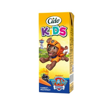 CIDO KIDS Porgandi-multimahlajook 200ml (kõrrejook)