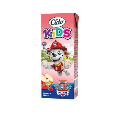 CIDO KIDS Suvemarjade-maitseline mahlajook 200ml (kõrrejook)