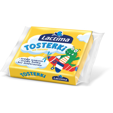 LACTIMA Sulatatud juustu viilud lastele 130g (8 viilu)