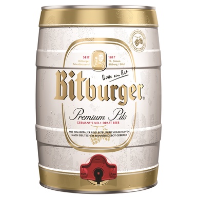 BITBURGER õlu Premium Pils hele 4,8% 500cl (vaat)
