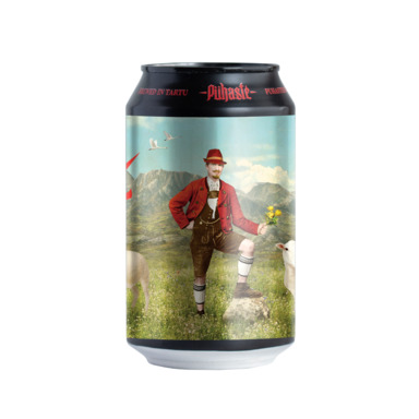 PÜHASTE õlu Werner Lager hele 5,5% 33cl (purk)