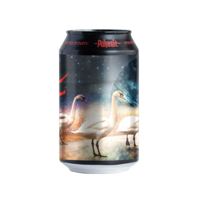 PÜHASTE õlu Linnutee Stout tume 6% 33cl (purk)