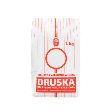 DRUSKA Jodeeritud söögisool jäme 1kg (kott)