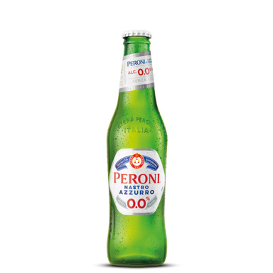 PERONI Alkoholivaba õlu Nastro Azurro hele 33cl (klaas)