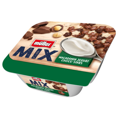 MÜLLER Mix makadaamia jogurt šokolaaditähekestega 130g