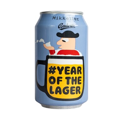 MIKKELLER õlu Budvar Year Of The Lager hele 4,6% 33cl (purk)