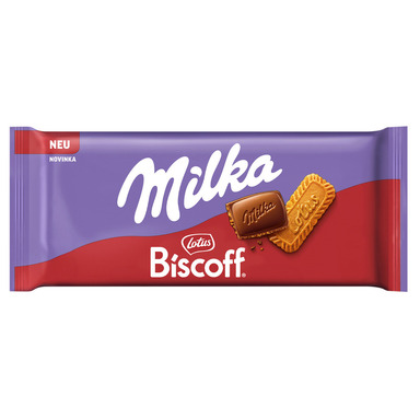 MILKA Piimašokolaad karamelliga Biscoff 90g