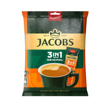 JACOBS 3in1 lahustuv kohv Original10x12,6g (kohv, piim, suhkur