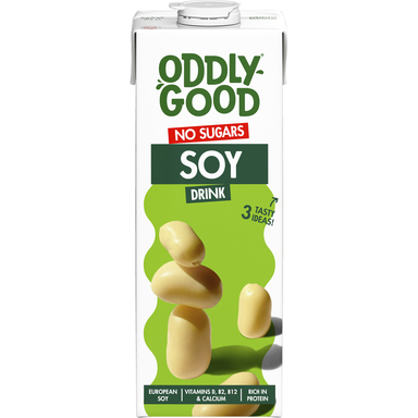 ODDLYGOOD Sojajook ilma lisatud suhkruta UHT 1l
