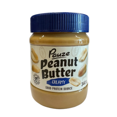PAUZE Maapähklivõie kreemjas 340g