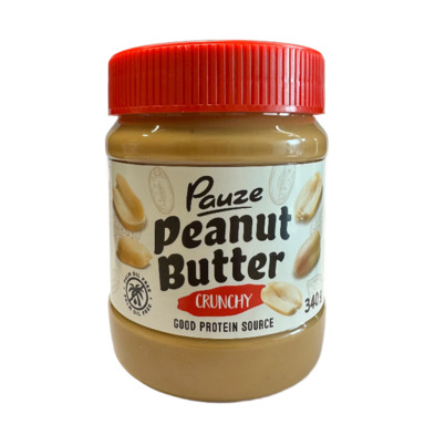 PAUZE Maapähklivõie pähklitükkidega 340g