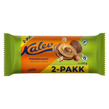 KALEV Küpsised pähklikreemi täidisega 2-pakk 410g