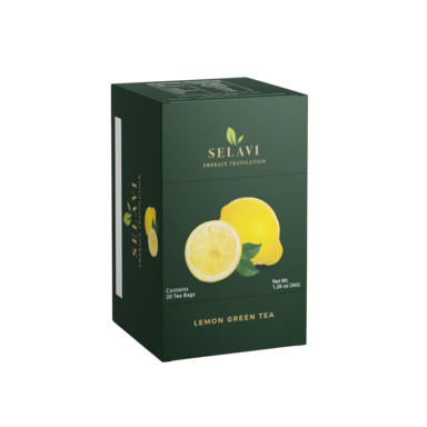 SELAVI Roheline tee sidrunimaitseline 20x1,8g (ümbrik)