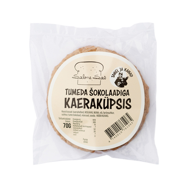 SALME SAI Kaeraküpsis tumeda šokolaadiga 70g
