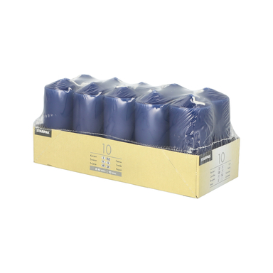 PAPSTAR Sammasküünal 40x90mm, 9h, 10tk (tumesinine)