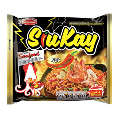 SIUKAY Kiirnuudlid vürtsikad, krevetimaitselised 127g