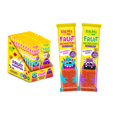 SALEKS Puuviljaribad maasika Fruit Monsters 15g