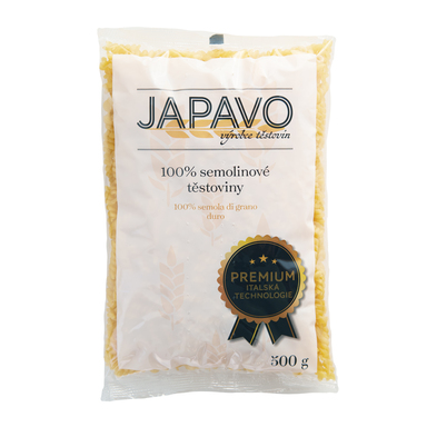 JAPAVO Fusilli 100% durum 500g