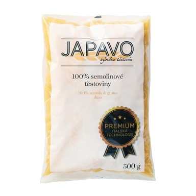 JAPAVO Penne 100% durum 500g
