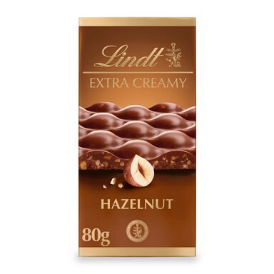 LINDT Piimašokolaad sarapuupähkl. Extra Creamy 80g