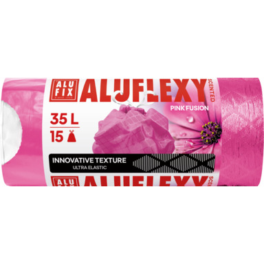 ALUFIX Prügikotid lõhnastatud LDPE 53x53xm Pink 35L 15tk