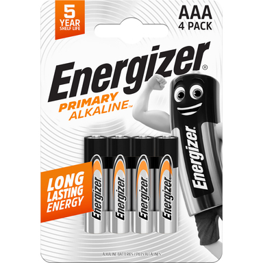 ENERGIZER Patarei Primary Alkaline AAA 4tk